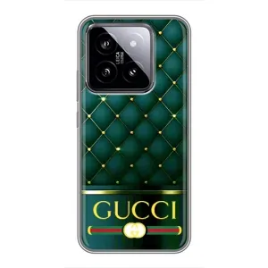 Чохли  GUCCI для Ксяомі 14 (AlphaPrint) (Текстура Гуччі)