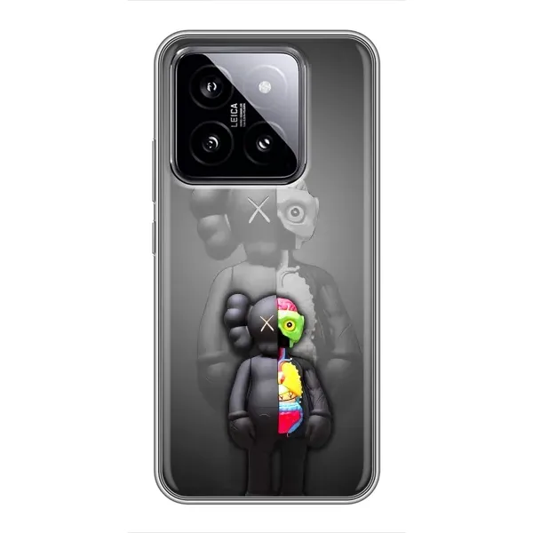 Чохол з принтом «Тіло Bearbrick» для Xiaomi 14