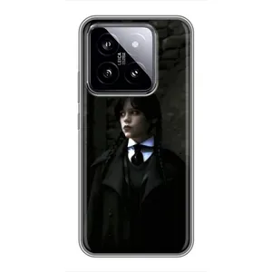 Чехол с дизайном Венздей 2 на Xiaomi 14 (Темный стиль Уэнздей)