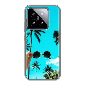 Силіконовий чохол з КАРТИНКАМИ літо для Xiaomi 14 (AlphaPrint) (Погляд літо)