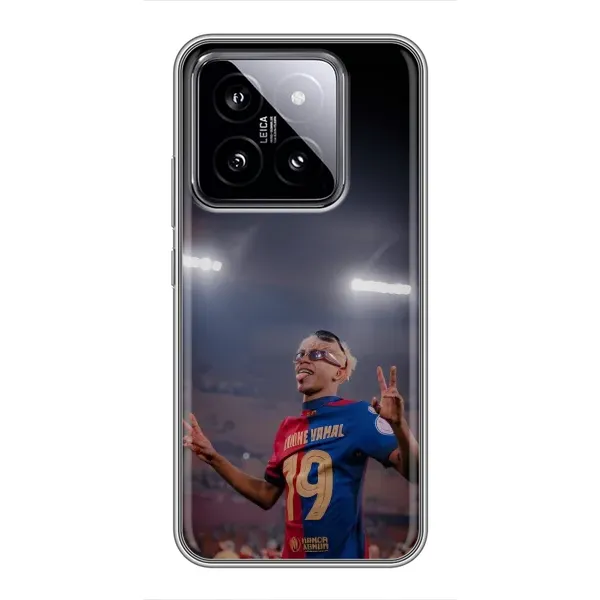 Чехол с принтом «Ямаль на стадионе» для Xiaomi 14 Чехол с принтом «Ямаль на стадионе» для Xiaomi 14