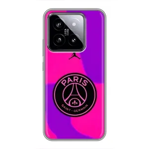 Чохли PSG для Xiaomi 14 (AlphaPrint) (яскравий ПСЖ)