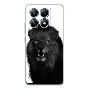 Чохли з картинкою животних Xiaomi 14T Pro (Чорний ЛЕВ)