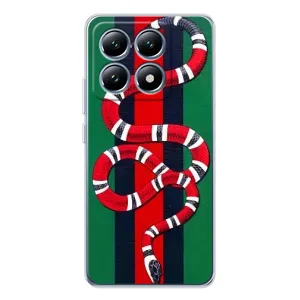 Чехлы ГУЧЧИ для Сяоми 14Т Про (AlphaPrint) (Gucci змия)