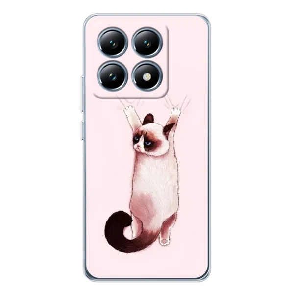 Чохол з принтом «Котик падає» для Xiaomi 14T Pro
