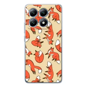 Чехлы с картинкой Лисички для Xiaomi 14T Pro (VPrint) (Лисички)