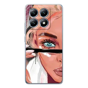 Чехол с печатью для Xiaomi 14T Pro - (Мода) (AlphaPrint) (Макияж)