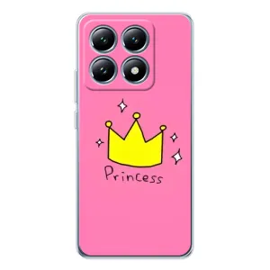 Чехол с картинкой (Стильные) для Сяоми 14Т Про - (AlphaPrint) (Princess)