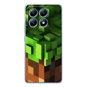 Чохол Майнкрафт на Xiaomi 14T Pro (AlphaPrint) Minecraft (текстура Майнкрафт)
