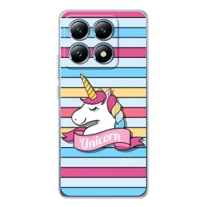 Чехол для Сяоми 14Т Про - (Единорожки - Новинки) (AlphaPrint) (Unicorn)