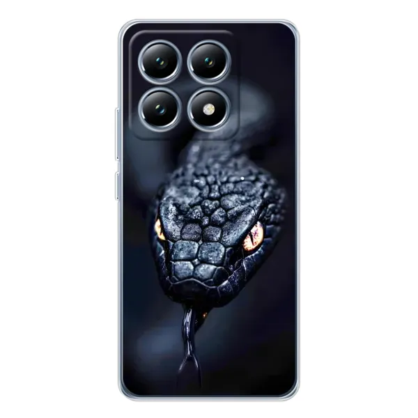 Чохол з принтом «Чорна змія» для Xiaomi 14T Pro