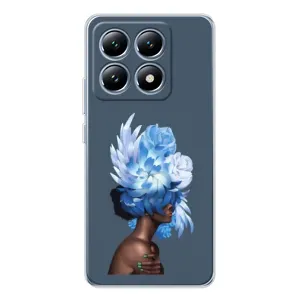 Чехлы (ART) Цветы на Xiaomi 14T (VPrint) (Квіти на голові)