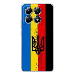 Украинские Чехлы для Xiaomi 14T с картинкой УПА (AlphaPrint) (Флаг УПА)