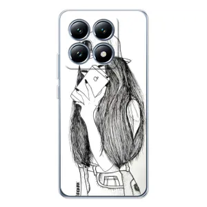 Чехол с печатью для Xiaomi 14T - (Мода) (AlphaPrint) (Фото девочки)