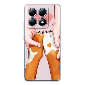 Чехлы с собаками для Xiaomi 14T (VPrint) (Любовь к собакам)