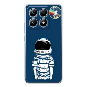 Чехол NASA для Xiaomi 14T (AlphaPrint) (Мальчик в шлеме)