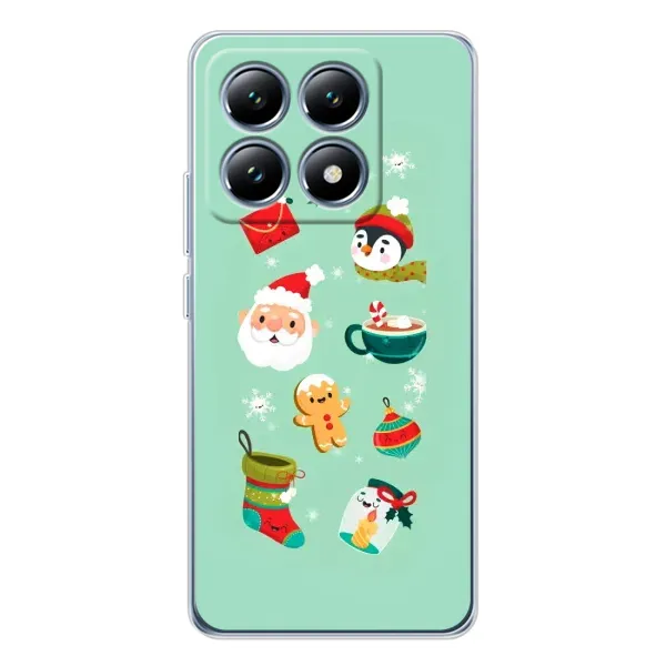 Чехол с принтом «Настроение НГ» для Xiaomi 14T