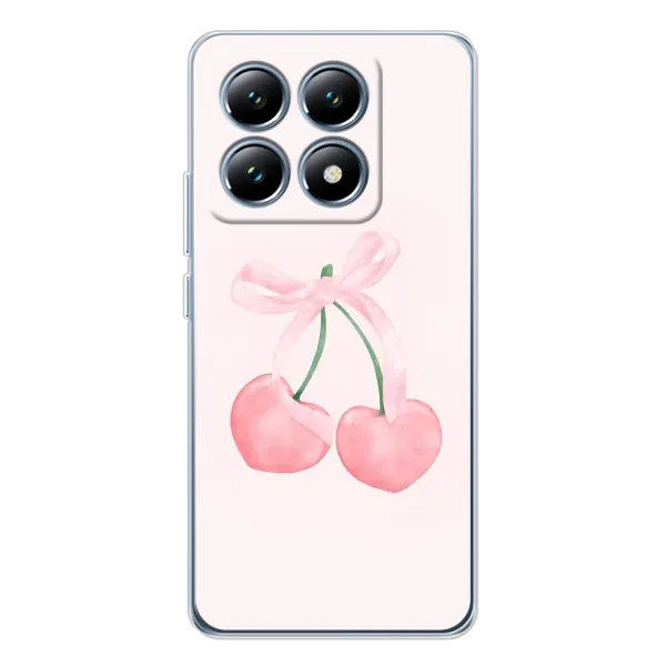 Чехол с принтом «Розовые вишни» для Xiaomi 14T