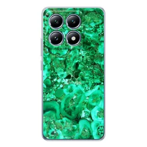 Мраморный чехол на Xiaomi 14T (VPrint) (Салатный Мрамор)