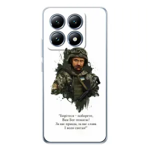 Чохли для Xiaomi 14T с принтом Тараса Шевченко (AlphaPrint) (Шевченко воїн)