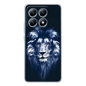 Чехол со Львом для Xiaomi 14T (VPrint) (Синий Лев)