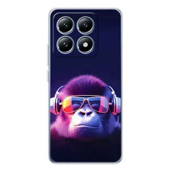 Чехол с принтом «Стильная обезьяна» для Xiaomi 14T Чехол с принтом «Стильная обезьяна» для Xiaomi 14T