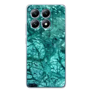 Мраморный чехол на Xiaomi 14T (VPrint) (Зеленый мрамор)