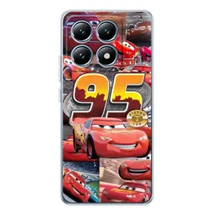 Силіконовий чохол Маквін для Xiaomi 15 Pro (Колаж Блискавка Маквін)