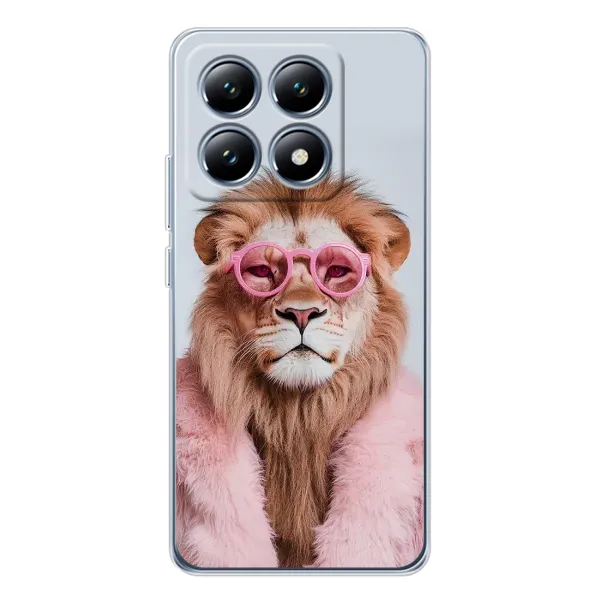 Чехол с принтом «Лев в очках» для Xiaomi 15 Pro