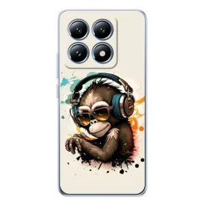 Чохол з Мавпами Xiaomi 15 Pro - (AlphaPrint) (Макака в навушниках)