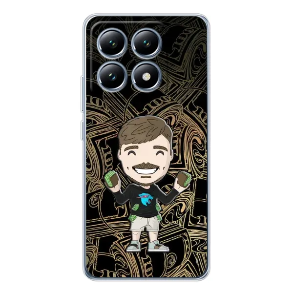 Чохол з принтом «Mister Beast» для Xiaomi 15 Pro