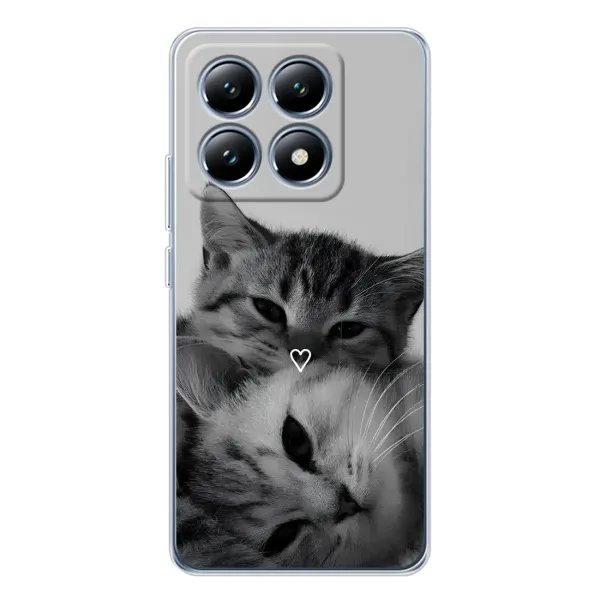 Чехол с принтом «Пара котов» для Xiaomi 15 Pro Чехол с принтом «Пара котов» для Xiaomi 15 Pro