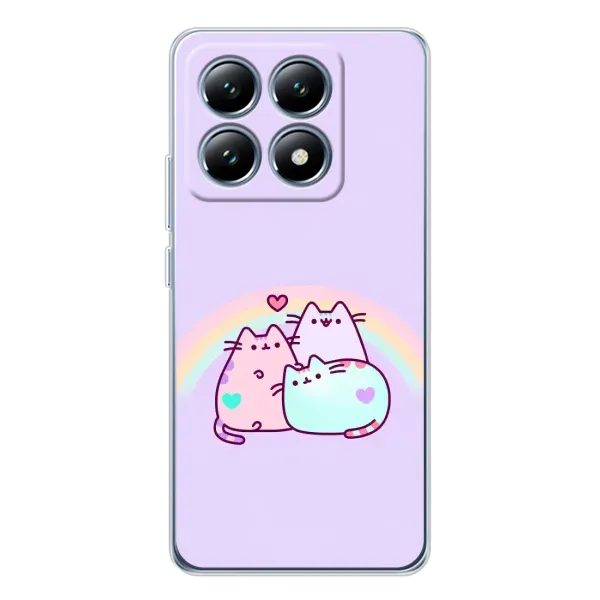 Чехол с принтом «Радужные котики» для Xiaomi 15 Pro Чехол с принтом «Радужные котики» для Xiaomi 15 Pro