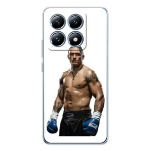 Чохол з картинкою Олександр Усик для Xiaomi 15 Pro (Усик на білому)