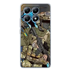 Чехлы с картинкой ЗСУ для Xiaomi 15 Pro (AlphaPrint) (Воїн ЗСУ)