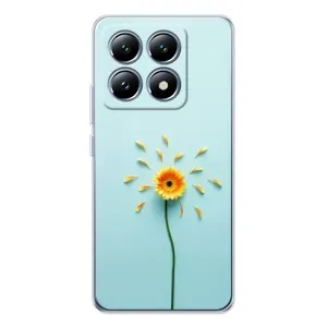Чохли з квітами для Xiaomi 15 Pro (VPrint) (Жовта квітка)