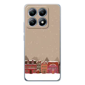 Новорічні, Святкові Чохли для Xiaomi 15 Pro - 2024 год (Зимове місто)