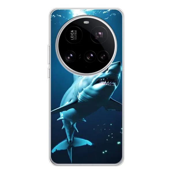 Чехол с принтом «Акула под водой» для Xiaomi 15 Ultra