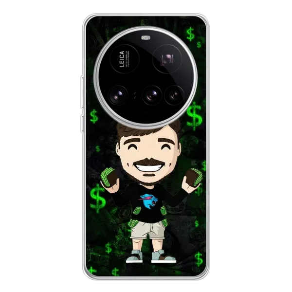 Чехол с принтом «Блогер Beast» для Xiaomi 15 Ultra