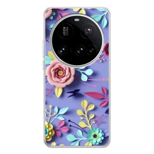 Чехлы с Цветами для Xiaomi 15 Ultra (VPrint) (Цветочный дизайн)