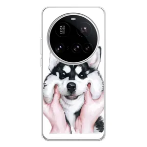 Чехлы с собаками для Xiaomi 15 Ultra (VPrint) (Довольный Хаски)