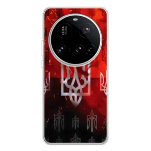 Украинские Чехлы для Xiaomi 15 Ultra с картинкой УПА (AlphaPrint) (ГЕРБ УПА)