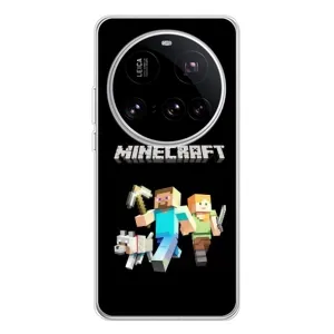 Чехол Майнкрафт на Xiaomi 15 Ultra (AlphaPrint) Minecraft (герои Minecraft)