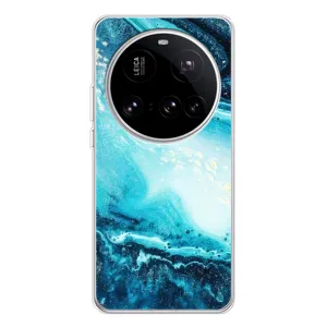 Мраморний чехол на Xiaomi 15 Ultra (VPrint) (Блакитний мрамор)