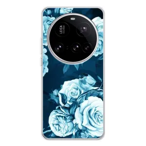 Чехлы (ART) Цветы на Xiaomi 15 Ultra (VPrint) (Голубые Бутоны)
