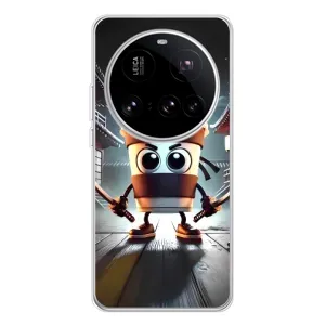 Чехол с мемом Тралалело тралала на Xiaomi 15 Ultra (Капучино асасино)