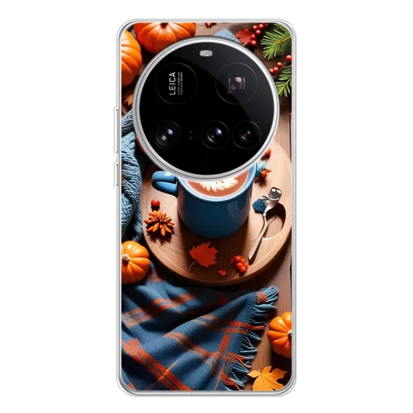 Чехол с принтом «Кофе и тыковки» для Xiaomi 15 Ultra