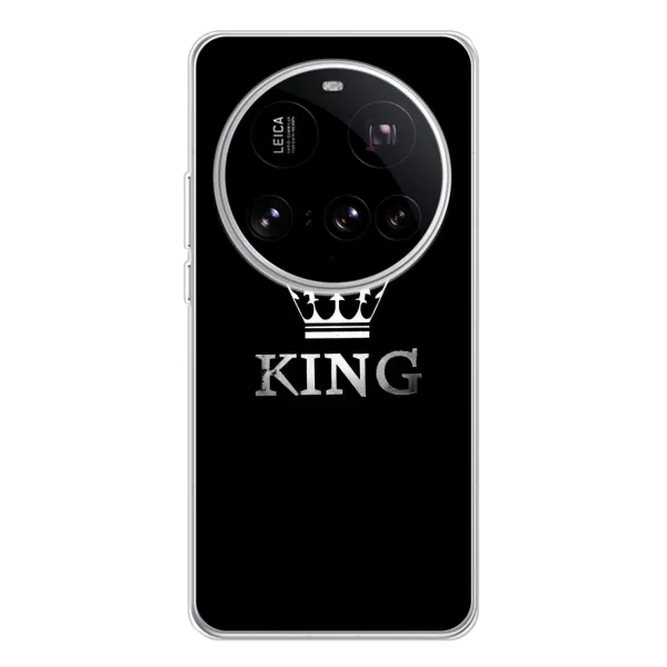 Чохол з принтом «KING» для Xiaomi 15 Ultra Чохол з принтом «KING» для Xiaomi 15 Ultra