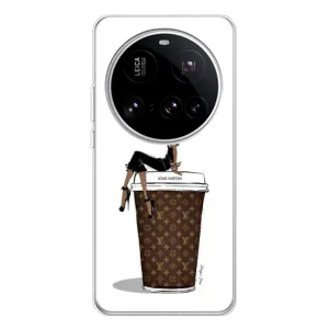 Чехлы Луи Витон для Xiaomi 15 Ultra (AlphaPrint - LOUIS VUITTON) (кофе LOUIS VUITTON)