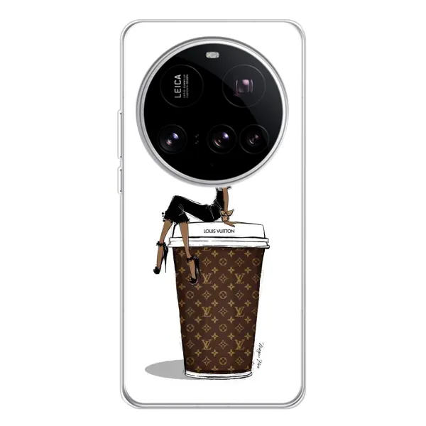 Чехол с принтом «кофе LOUIS VUITTON» для Xiaomi 15 Ultra